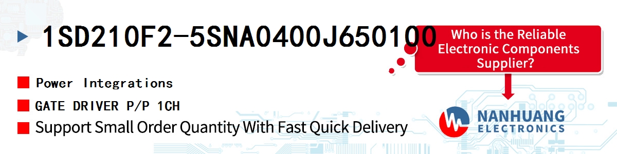 1SD210F2-5SNA0400J650100 Power Integrations GATE DRIVER P/P 1CH