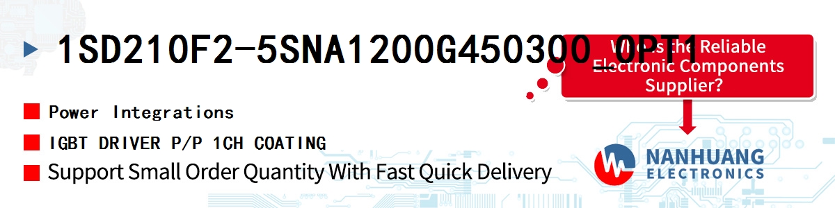 1SD210F2-5SNA1200G450300_OPT1 Power Integrations IGBT DRIVER P/P 1CH COATING