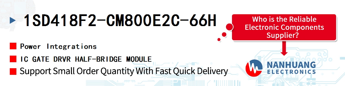 1SD418F2-CM800E2C-66H Power Integrations IC GATE DRVR HALF-BRIDGE MODULE