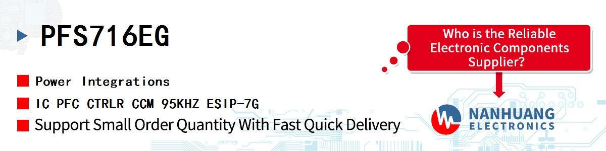 PFS716EG Power Integrations IC PFC CTRLR CCM 95KHZ ESIP-7G