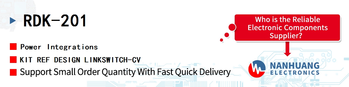 RDK-201 Power Integrations KIT REF DESIGN LINKSWITCH-CV